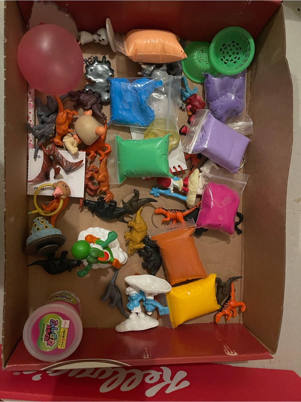 Kids Toy Surprise Pack with Assorted Colored Clay and Figures - Multicolor